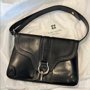 Kate Spade Black Shoulder Bag with Sleek Design